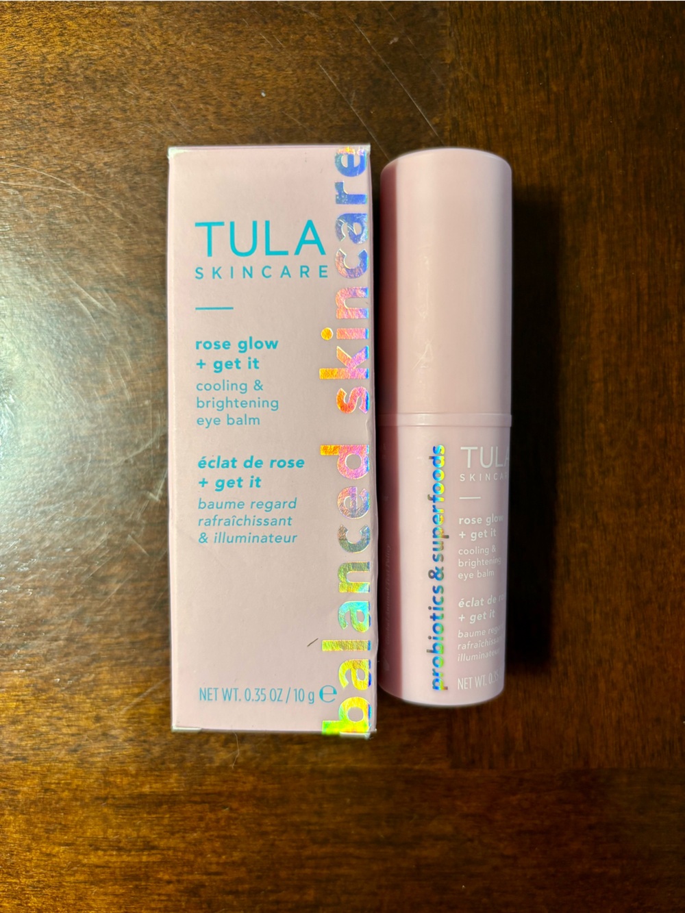 Tula Rose Glow Cooling Eye & Brightening Balm